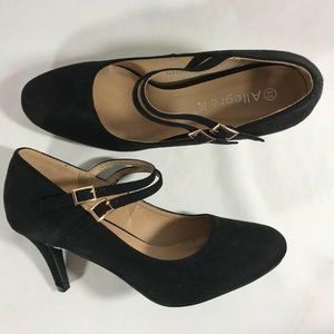 Allegra K Women Stiletto Heel Mary Jane Pumps HF-1